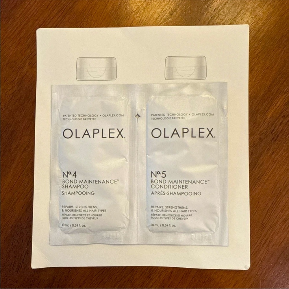Olaplex Bond Maintenance No. 4 Shampoo & No. 5 Conditioner 10ml / 0.34oz Each